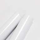 Contact Paper Glossy White for Countertops Removable Contact Paper White Peel and Stick Wallpaper Waterproof Easy to Clean Vinyl Roll Decorative Kitchen Cabinet Table Closet 15.8''118.1''