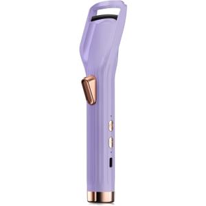 Heated Eyelash Curler - Fast Heat up in 8s - 24 Hours Long Lasting - Rechargeable Electric Eyelash Curler with Type-C,2 Heat Modes, Anti-Burn Eyelid, Purple-B
