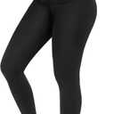 FeelinGirl Leggings for Women Tummy Control Corset Waist Trainer Thigh Slimming High Waisted Compression Yoga Pants (Small, Black)