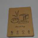 2 PACK Beeswax Sourdough Bread Bags for Homemade Bread, Reusable Cotton Beeswax Bread Bag Portable Waxed Storage All Natural Bees Wax Linen Bag Keep Fresh,13''×17'', 02