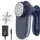 BEAUTURAL Sweater Fabric Shaver HomeEdition, Powerful & Efficient Lint Remover for Clothes and Furniture, AC Adapter or Battery Powered Pill Fuzz Remover, Special for Your Family Ultramarine