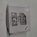 WDF 180 Pieces Silver Plastic Silverware - Silver Plastic Cutlery - Fancy Plastic Silverware Heavy Duty - 60 Forks 60 Knives 60 Spoons - Disposable Plastic Utensils Perfect for Party/ Wedding/ Christmas