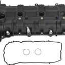 Left Side Valve Cover Compatible with Chrysler Ram Jeep Dodge 2011-2016 Town Country 2013-2018 1500 2011-2019 Journey 2011-2020 Grand Caravan 2011-2015 Grand Cherokee 2012-2017 Wrangler OE 5184069AN