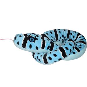 Wild Republic Snake Plush, Stuffed Animal, Plush Toy, Gifts for Kids, Blue Rock Rattlesnake, 54 inches