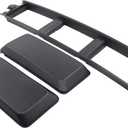 MOTOKU Black Front Bumper Cover Lower Grille Panel Trim | for Ford F-150 2018-2020, Bumper Cover End Kit