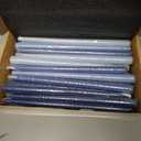 Viyffo Taper Candles 12 Inch 20 Pack Blue, Unscented, Dripless Design, Smokeless Candlesticks for Wedding, Dinner, Holiday Gift & Home Decor