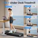 AoraPulse Portable Foldable Treadmills for Home, Small Folding Treadmill for Home Office with 300 LBS Capacity, Walking Running Exercise Electric Compact Treadmill with LED Display