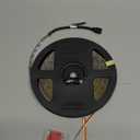 BTF-LIGHTING IP66 FCOB CCT COB LED Strip Tunable 2700K-6500K DC24V 16.4FT 640LED/m CRI 90+ Flexible High Density Dimmable LED Light Black PCB for Home Indoor Decor(No Adapter or Controller)