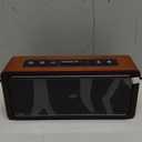 Netzu Wooden Alarm Clock, Loud Digital Plug-in Clock with 5 Volumes, 12 Ringtones, Manual DST, Snooze for Heavy Sleepers Bedroom Bedside Living Room Office Wood Decor