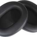 WH-CH710N Replacement Earpads Ear Cushions,Ear Pads for Sony WH-CH700N, WH-CH710N, WH-CH720N Headphones, Ear Cushions with Soft Protein Leather, Ear Comfort Memory Foam (Black)