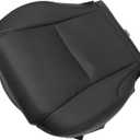 Driver Bottom Leather Replacement Seat Cover Black Compatible with Lexus IS250 IS350 2006 2007 2008 2009 2010 2011 2012 2013