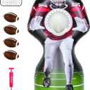 GoSports Inflataman Football Challenge - Inflatable Receiver Touchdown Toss Game