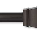 Lumino Square Single Curtain Rod Set, 5/8" Diameter - Starting at $14.99 - (With Multiple Color Options), Curtain Rod, Drapery Rod, Decorative Rod, Dcor, Bronze, 30-84" Width