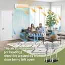 Butterfly Spring Hinge Door Closer, Self-Closing Door Hinges, Fit for Most Door Butt Hinge Pins Such as Closet Doors, Cabinet Doors, Bedroom Doors, Bathroom Doors,Storage Room Doors, 6 Packs