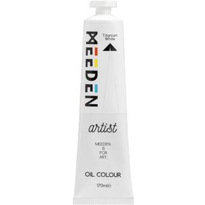 MEEDEN Titanium White Oil Paint - Artist Grade 170ml/5.7oz Tube - Professional Art Paints for Canvas Painting