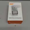 GUSGU 3-in-1 Charging Station for MagSafe Wireless Charger Clock, LED Screen with Power Display, 15W Fast Charging, Compatible with iPhone 17/Air/16/15, iWatch Ultra 3, AirPods Pro 3, Black