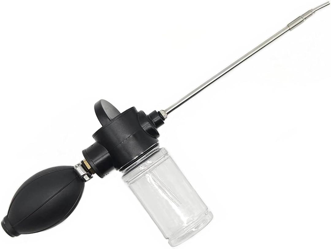 150ml Diatomaceous Earth Duster Powder Duster Garden Powder Sprayer Powder Dispenser Indoor and Outdoor with Length Adjustable from 11" to 26" (Black)