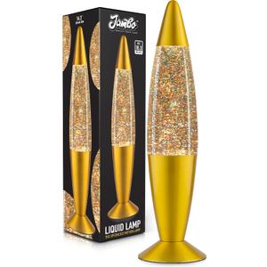 Jambo 16-Inch Rainbow Glitter Lamp I Beautiful Liquid Lamp I Entertaining for Adults and Kids I Perfect Holiday Gift