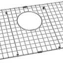 Serene Valley Sink Bottom Grid 26-7/8" x 12-5/8", Rear Drain with Corner Radius 2-1/2", Sink Protector NDG2713R, Medium