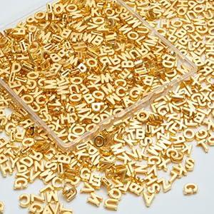 400Pcs Large Letter Beads Colorful Plastic Charms 9x12mm Big A-Z Mixed Alphabet Shape Plastic Beads for Jewelry Making Bracelets Necklaces Key Chains Crafts(Colorful)