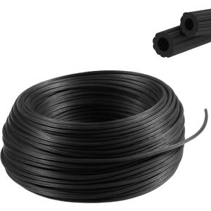 328ft Window Screen Spline, Screen Door Retainer Spline Black Window Screens Rubber Cord Repair Splines for Replacing & Installing Door Window Screens (0.125 Inch)