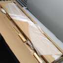 SUPERJARE Boho TV Stand for 65 Inch TV, Entertainment Center with Adjustable Shelf, Rattan TV Console with 2 Cabinets, Media Console, Solid Wood Feet, 4 Cord Holes, for Living Room - Natural (53.9")