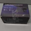 Wireless Heated Neck Stretcher for Pain Relief, Portable Cordless Neck Shoulder Cervical Traction Device with Graphene Heating Pad No Smell Magnetic Therapy Case Relaxer for TMJ Migraine Spine Alignme (Black)