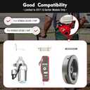 Electric Starter Motor Kit Fit for Honda GX390 Flywheel Starter Motor with Solenoid, Key Switch Box, Electric Start Kit for Honda GX340 11HP, GX390 13HP Engine