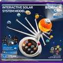 Science Can Solar System for Kids, Interactive Talking Solar System Model, STEM Planetarium Projector with 8 Planets, Space Toys Gift for Age 6-12 Boys & Girls, Classroom & Home Astronomy Learning (White)