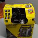 STANLEY J5C09 1000 Peak Amp Automotive Jump Starter, Portable Power – 2.1A/10W USB Port, 12V Outlet, 120 PSI Air Compressor for Tires, Bikes & Sports Equipment