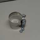 3 inch Exhaust Clamp Stainless Steel Muffler Band Clamps for 3" Inner Diameter to 3" Outer Diameter Turbo Downpipe Exhaust System Repair - 1 Piece