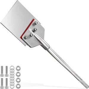 6 in SDS Max Floor Scraper for SDS Max Rotary Hammer Drill, Heavy Duty SDS Max Chisel Bits for Demolition Hammer, 24 in Long Handle and Heavy Duty Blade, Tile Removal Tool for Ceramic Mortar, Small
