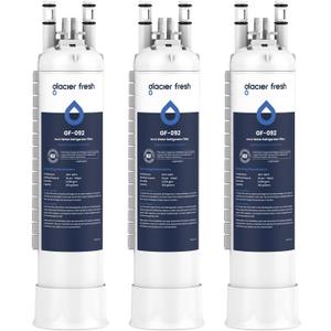 GLACIER FRESH FPPWFU01 Water Filter Replacement for Frigidaire PurePour FPPWFU01, Compatible with Electrolux EPPWFU01, PureAdvantage PurePour PWF-1, NSF42, 3 Pack