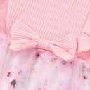 Baby Girl Tulle Dress Ruffle Sleeveless Toddler Sundress Girls Floral Tutu Princess Dresses for Wedding Birthday Party (Pink)