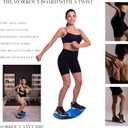 Balance Boards Yoga, Fitness Board, Workout Balance Board Sports, Twist Board for Workout, Gym Sports, Balancing Exercises, Dancers, Stability Training Twisting, Exercise Abs Arms Legs,Blue