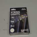 Joiedomi Clear Christmas String Lights Indoor,100 Count Mini White Fairy Light Outdoor,19.4 FT Decor for Patio Dorm Classroom Bedroom Holiday Wedding Party Garland Birthday Festival,Green Wire