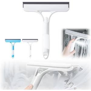 3 in 1 Spray Squeegee, 3 in 1 WindowSqueegee Cleaner, Spray WindowSqueegee Cleaner Tool with SprayBottle, for Car, Window (White)