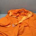 Orange Tuxedo Costume For Adults | Bright Comedy Movie Suit Includes Jacket, Pants, Ruffled Shirt Front, And Hat , Size XL