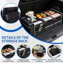 95L Collapsible Car Trunk Organizer, Detachable Insulated Cooler Bag