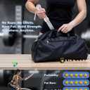 Weighted Ropeless Battle Ropes for Home Gym: 2PCS Heavy Duty Cordless Battle Ropes for Strength Building, HIIT Workout and Low-Impact Aerobic Training for Men & Women