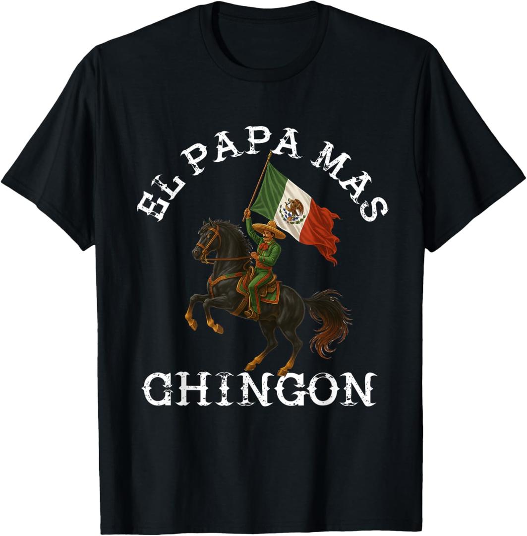 Del Padre Mexicano T-Shirt (Black, XL)