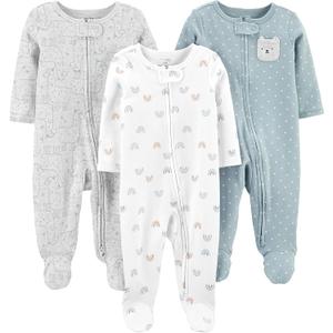Simple Joys by Carter's 3-pack Sleep and Play (Bear/Llama/Rainbow, 0=3 Months)