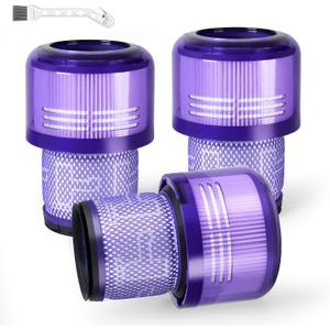 OTTWL 3 Packs Vacuum Filters Replacement Parts Compatible with Dyson V11 Torque Drive V11 Animal V11 Complete V11 Extra V15 Detect V15s Detect Submarine Vacuums, Compare to Part 970013-02