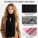 Scarf for Women Winter- Warm Thick Knit Winter Scarf for Women Wraps Chunky