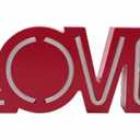 Holiday Home LED Neon Table Sign Love - Red