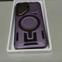 Case for Samsung Galaxy S25 with Kickstand, Compatible with MagSafe, Premium Metal Camera Cover Case for Samsung S25, Military-Grade Protection Magnetic Phone Case for Galaxy S25 (Purple)