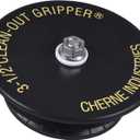 Cherne 270138 Gripper 3-1/2 in. Black Mechanical Clean Out Plug, Black