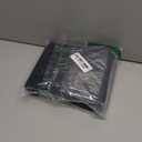 sancua Round Tablecloth - 70 Inch - Water Resistant Spill Proof Washable Polyester Table Cloth Decorative Fabric Table Cover for Dining Tables, Buffet Parties and Camping, Black