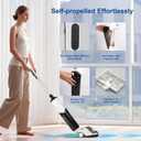 Vacuum Mop All in One Vacuum and Mop Combo Cordless Wet Dry Vacuum Cleaner and Mop One-Step Cleaning for Hard Floors Smart Display Power-Lifting Suction Perfect for Family Pet Home Gifts