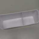 loukin Magnetic and Adhesive Marker Holder, Dry Erase Accessory Tray, Magnetic Storage Organizer for Whiteboard, Glass or Refrigerators (White)